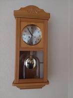 Licht eikenklok, Ophalen of Verzenden, Zo goed als nieuw, Wandklok