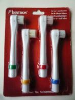 NIEUW! Bestron set van 4x Opzetborstels Volwassenen, Ophalen of Verzenden, Nieuw, Opzetborstel