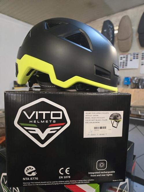 Vito E-City Speedpedelec/snorfiets helm, Fietsen en Brommers, Fietsaccessoires | Fietshelmen, Nieuw, Heer of Dame, M, Ophalen of Verzenden