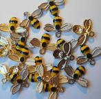Bedels bijen hangers goud / zilver dieren bijtjes bee charms, Nieuw, Verzenden