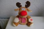 na pratende kerst eland met sjaal praat je na, Diversen, Kerst, Ophalen of Verzenden, Zo goed als nieuw