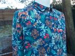 blouse Peter Hahn, vosjes/bevers/vogels maat 50, Peter hahn, Blauw, Maat 46/48 (XL) of groter, Ophalen of Verzenden