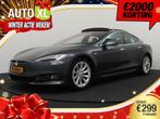 Tesla Model S 75D Base 90%SOH Pano-dak Autopilot Leder 19'LM, Auto's, Tesla, Gebruikt, Zwart, Vierwielaandrijving, 315 min