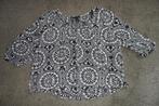 Zwart witte damesblouse van H&M, maat 38, Maat 38/40 (M), H&M, Zwart, Ophalen of Verzenden