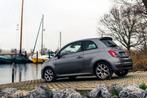 Fiat 500 1.0 Hybrid Sport | Panoramadak | Sportpakket | Digi, Gebruikt, Zwart, 4 stoelen, Leder en Stof