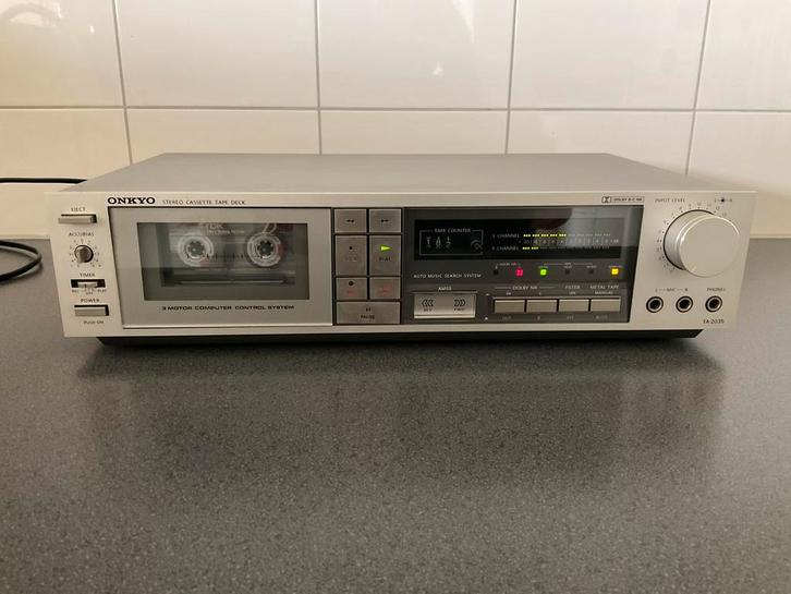 Onkyo Cassettedeck, Audio, Tv en Foto, Cassettedecks, Overige merken, Ophalen of Verzenden