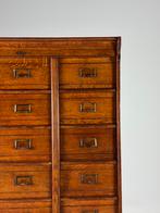 Apothekerskast ladekast kleppenkast antiek, Huis en Inrichting, Ophalen, 5 laden of meer, Eikenhout, Zo goed als nieuw