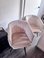 Velvet eetkamerstoelen, Huis en Inrichting, Stoelen, Ophalen, Zo goed als nieuw