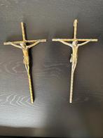 Antiek koper/messing kruis met corpus, Ophalen