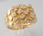 Zware brede 14 karaat Gouden Piet Piet Ring Herenring, Sieraden, Tassen en Uiterlijk, Ringen, Jw, 20 of groter, Verzenden, Heer