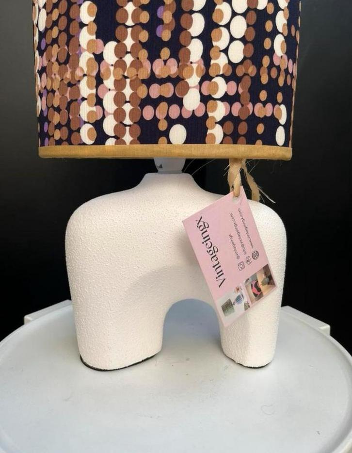 Unieke lampenkap! Met eventueel leuke bijpassende voet, Huis en Inrichting, Lampen | Lampenkappen, Zo goed als nieuw, Ophalen of Verzenden