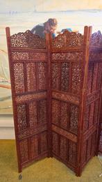 Antiek 4 slags kamerscherm, Huis en Inrichting, Woonaccessoires | Kamerschermen, Ophalen