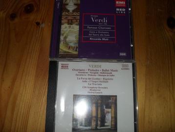 CD'S VERDI-OUVERTURES,PRELUDES,BALLETMUZIEK+BEROEMDE KOREN. beschikbaar voor biedingen