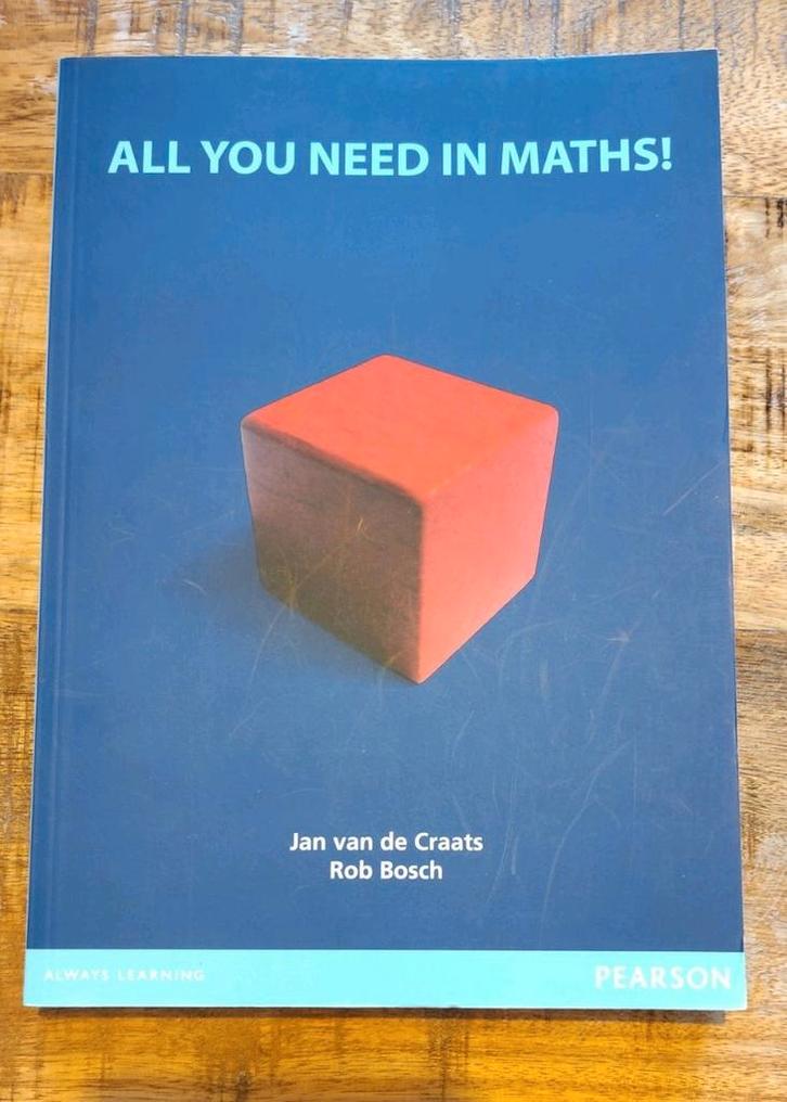 All you need in maths, Boeken, Studieboeken en Cursussen, Gelezen, WO, Beta, Ophalen of Verzenden