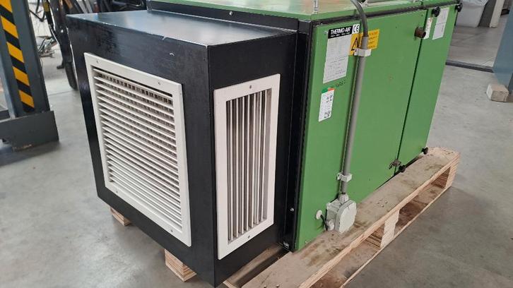 Thermo-Air heater luchtverwarming voor grote ruimtes, Tuin en Terras, Terrasverwarmers, Gebruikt, Gas, Wand, Ophalen