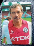 Spelerskaart Leo van Veen Ajax Met originele handtekening, Ophalen of Verzenden, Nieuw, Ajax, Spelerskaart
