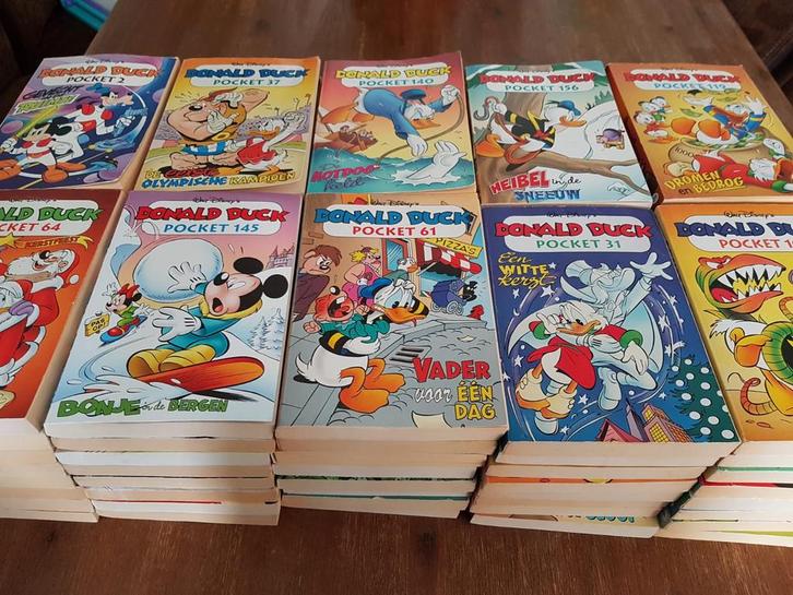 Rond de 200 donado duck pockets te koop. Ook dubbelpockets, Boeken, Stripboeken, Zo goed als nieuw, Meerdere stripboeken, Ophalen of Verzenden