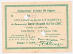 Enschede Noodgeld 2,5 gulden 1914