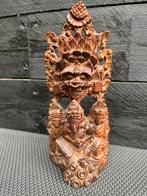 Prachtig houtsnijwerk tempelbeeld Bali, Antiek en Kunst, Ophalen of Verzenden