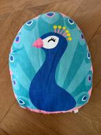 Kussen sierkussen kinderkamer roze blauw groen pauw NIEUW, Ophalen of Verzenden, Nieuw, Blauw, Rond