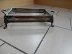 verzilverde houder voor braadpan rechthoekig, Antiek en Kunst, Ophalen of Verzenden, Zilver
