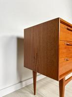 Vintage Heinrich Riestenpatt Teak Dressoir Sideboard Retro, 100 tot 150 cm, Teakhout, Ophalen of Verzenden, Zo goed als nieuw
