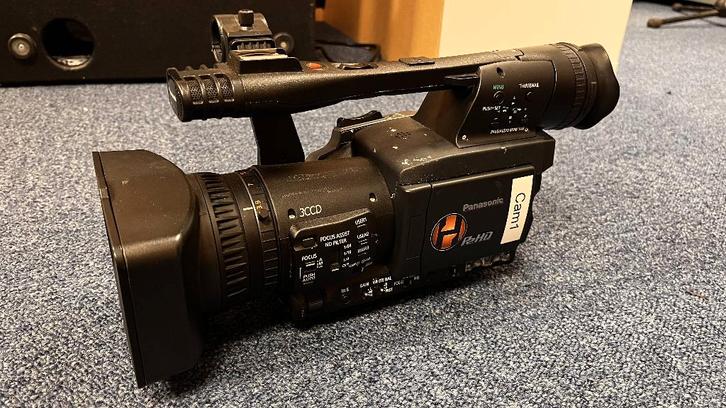 Panasonic P2HD, Audio, Tv en Foto, Videocamera's Digitaal, Gebruikt, Camera, Geheugenkaart, Panasonic, 20x of meer, Externe microfoon