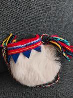 Origineel  fleurig tasje uit Noorwegen. 10/13 cm, Ophalen of Verzenden, Zo goed als nieuw, Overige typen