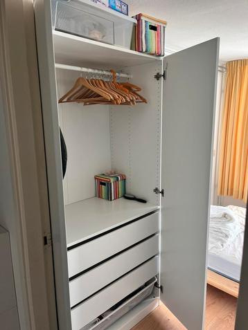Ikea pax kast wit 100x58x201