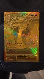Mega Charizard EX Gouden Kaart 130/90, Ophalen of Verzenden, Zo goed als nieuw, Losse kaart, Foil