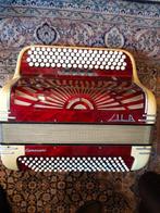 KNOP- ACCORDEON CAMERANO SILA., Gebruikt, Met koffer, Knopaccordeon, 120-bas