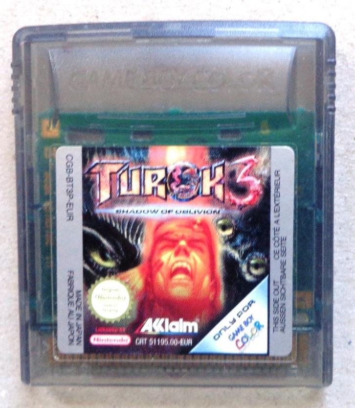 Turok 3 voor de Gameboy Color en Advance, Spelcomputers en Games, Games | Nintendo Game Boy, Gebruikt, 1 speler, Vanaf 3 jaar
