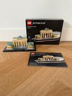 LEGO architecture brandenburg gate 21011, Ophalen of Verzenden, Zo goed als nieuw, Complete set, Lego