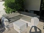 Steigerhout hoekbank loungebank tuinset tuinbank op maat, Ophalen of Verzenden, Nieuw, Steigerhout, Hocker