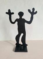 Anna Efverlund Ikea zwart metalen silhouet kandelaar. Häll., Ophalen of Verzenden, Zwart, Metaal