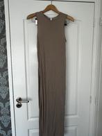 H&M hemd jurk midi beige maat S nieuw, Beige, Nieuw, Ophalen of Verzenden, Onder de knie