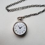 SPLENDID zilveren zakhorloge / kettinghorloge, Sieraden, Tassen en Uiterlijk, Horloges | Antiek, Overige merken, Zakhorloge, Ophalen of Verzenden