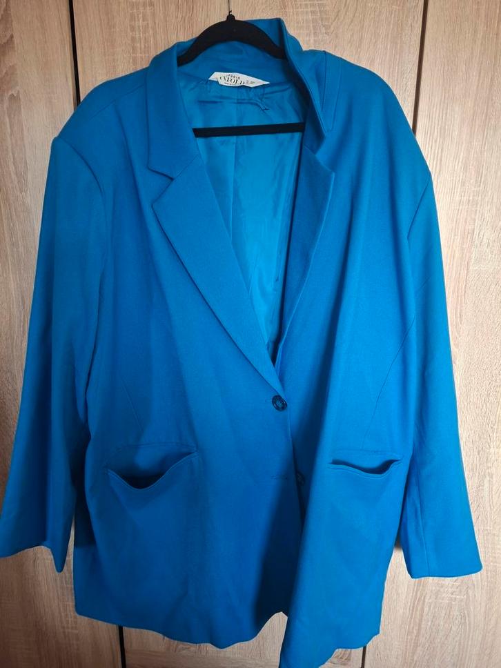 Ulla Popken Colbert - 54/56, Kleding | Dames, Grote Maten, Nieuw, Blauw, Ophalen of Verzenden