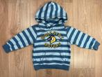 H&M trui gestreept blauw/geel maat 98/104, Ophalen of Verzenden, Gebruikt, Jongen, Trui of Vest