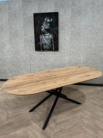 Eiken eettafel rond ovaal 230x100 *nieuw beschikbaar voor biedingen