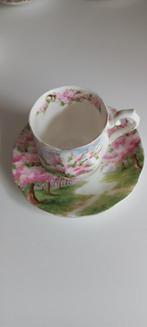 Kop en schotel Royal Albert Blossom Time, Ophalen of Verzenden, Zo goed als nieuw, Kop en/of schotel