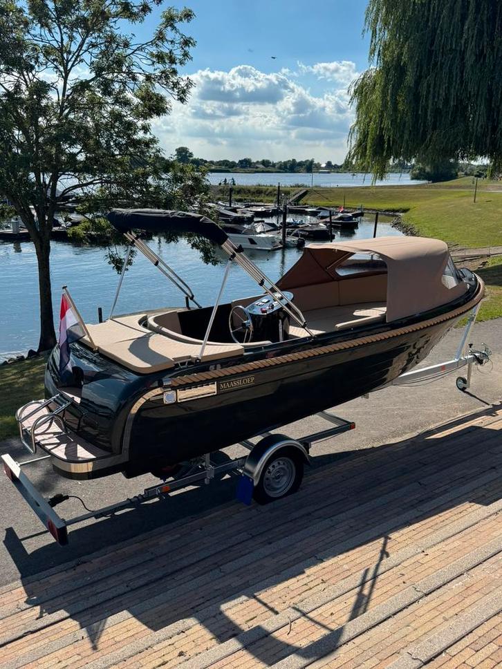 Maassloep 570 honda 10pk NIEUW vaarklaar € 19.950,-, Watersport en Boten, Sloepen, Zo goed als nieuw, 10 tot 30 pk, 3 tot 6 meter