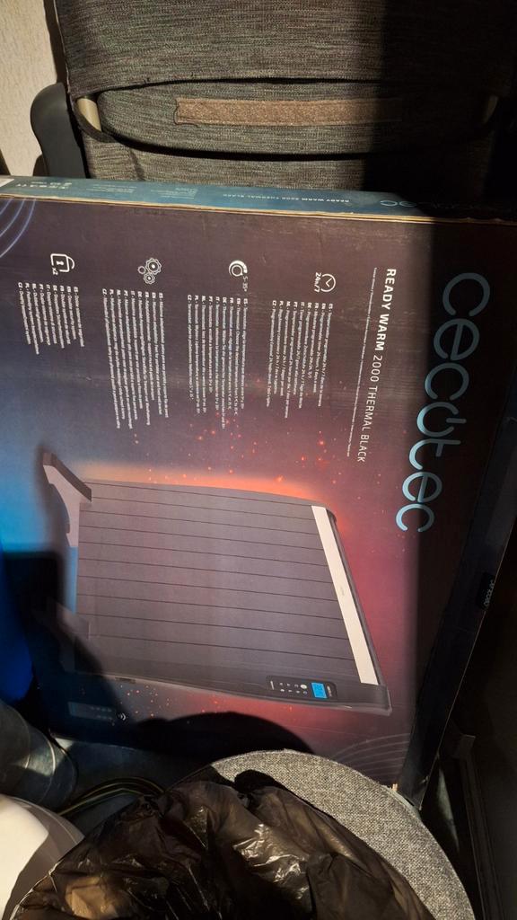Cecotec Ready Warm 2000 Thermal Black, Huis en Inrichting, Kachels, Nieuw, Vrijstaand, Overige soorten, Elektrisch, Ophalen of Verzenden