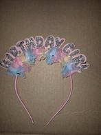 Haarbeugel Birthday Girl - Verjaardagsfeest, Ophalen of Verzenden, Nieuw, Meisje
