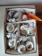 Doos oude kerstballen vintage glas 11 stuks, Diversen, Kerst, Ophalen of Verzenden