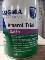 SIGMA AMAROL TRIOL satin blauw 5 LITER, Nieuw, Verf, Blauw, 5 tot 10 liter