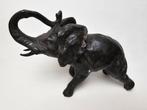 # Bronzen beeldje van een olifant, Verzamelen, Beelden en Beeldjes, Ophalen of Verzenden, Gebruikt, Dier