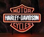 Harley Davidson motor cycles neon decoratie logo, Zo goed als nieuw, Ophalen