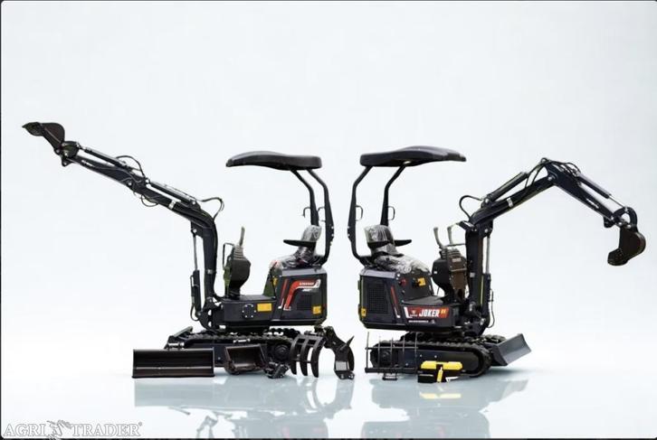 Minigraafmachine minigraver Joker, 3j garantie, 3 bakken, Zakelijke goederen, Machines en Bouw | Kranen en Graafmachines, Graafmachine