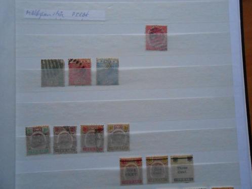 verzameling postzegels Maleisische Staten, Postzegels en Munten, Postzegels | Azië, Gestempeld, Zuidoost-Azië, Ophalen of Verzenden